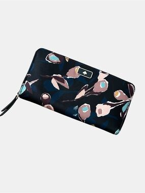 Kate Spade Large Continental Zip Wallet Paper Rose